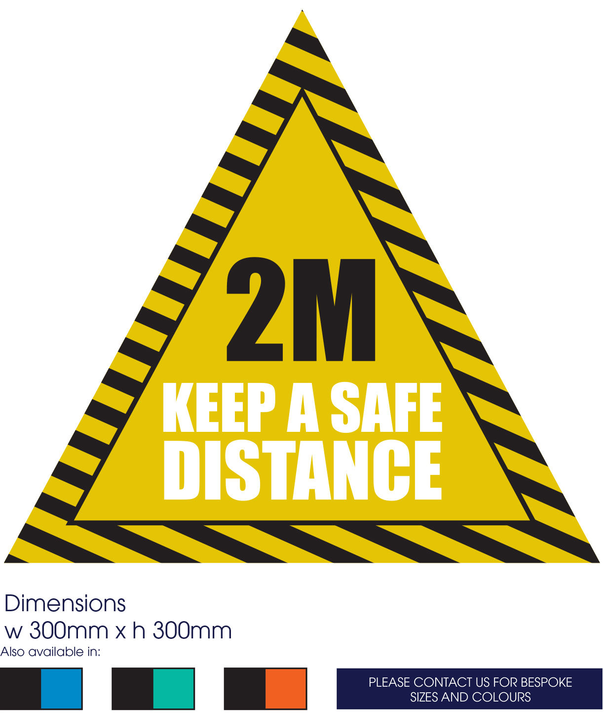 COVID-19 Social Distance Arrow Sign