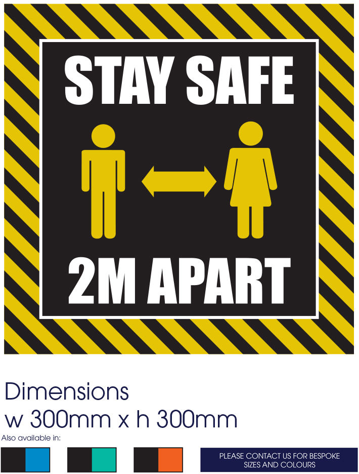 COVID-19 Social Distance Arrow Sign